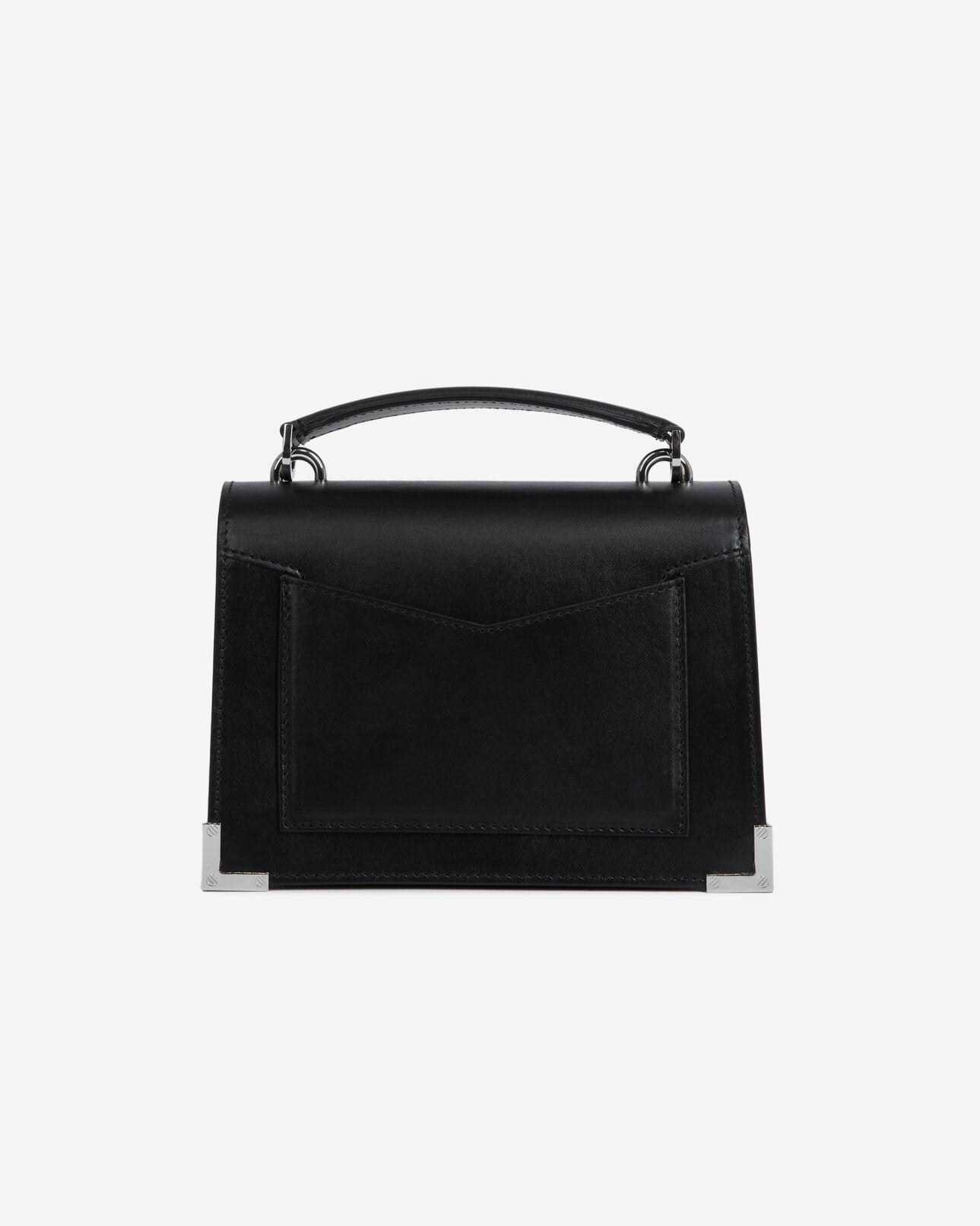 The Kooples FEMME BLACK STONE sac emily small en cuir noir