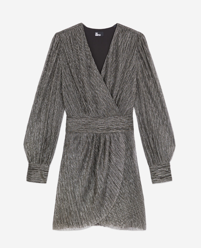 The Kooples WOMEN SILVER short silver dress
