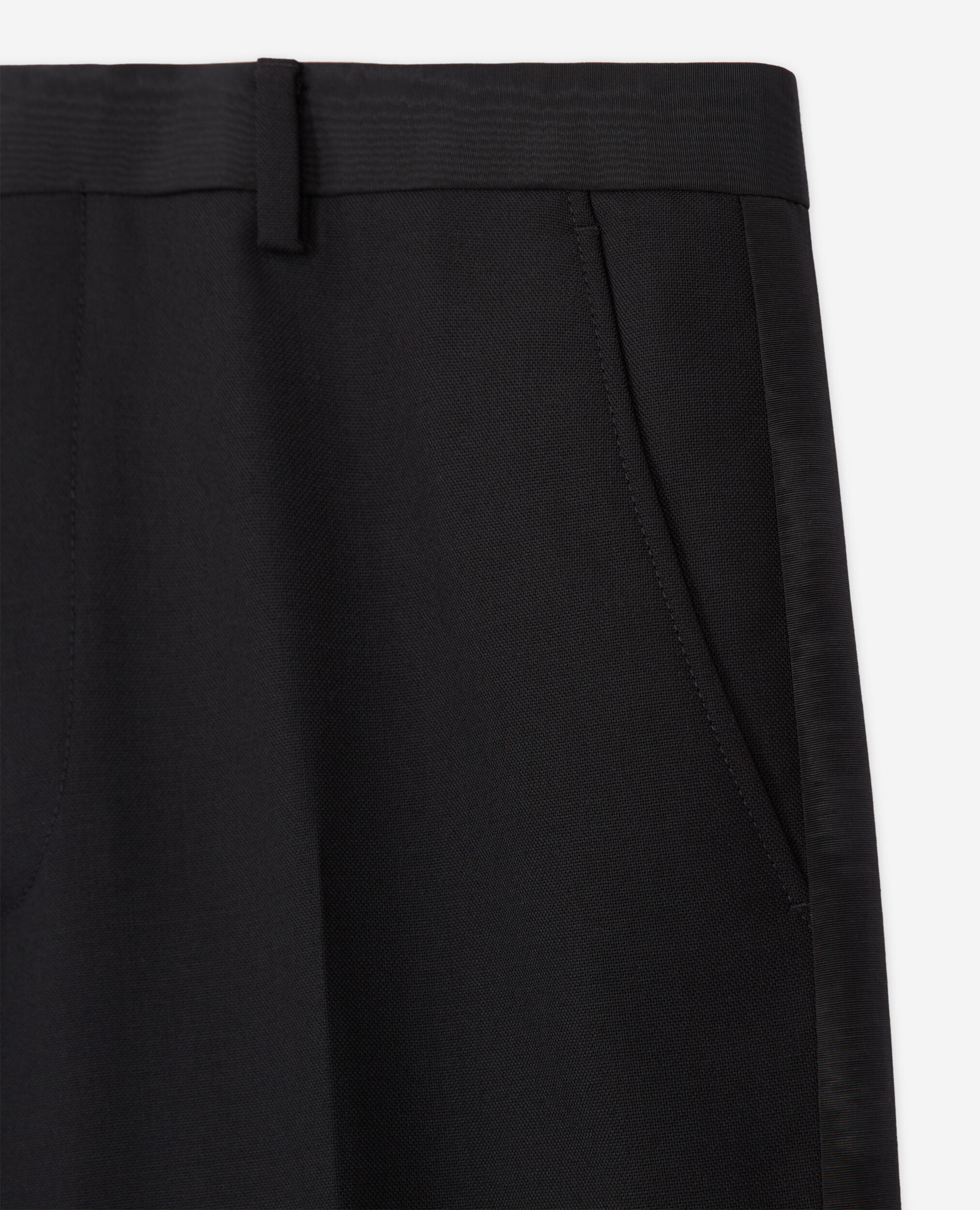 Black satin suit pants The Kooples