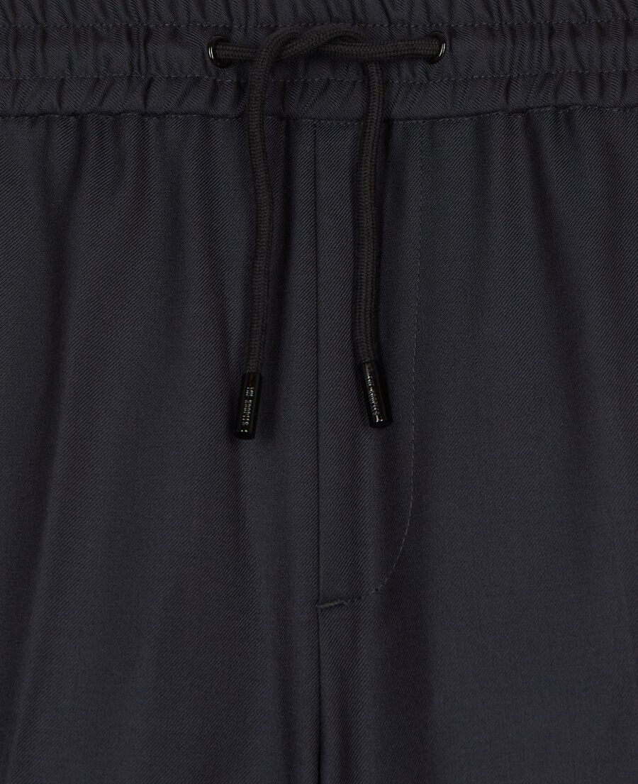 The Kooples H DARK NAVY navy blue wool trousers