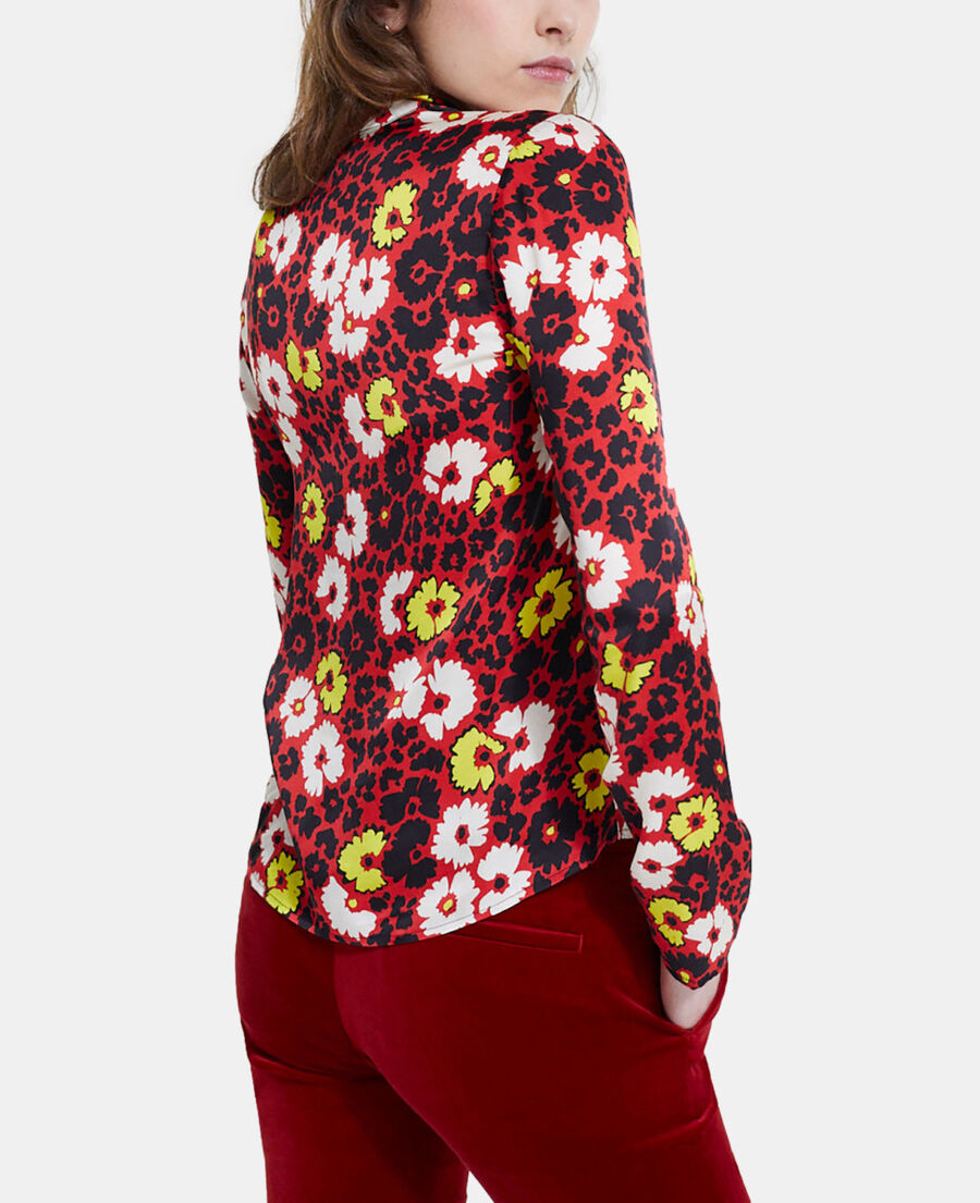 floral print top