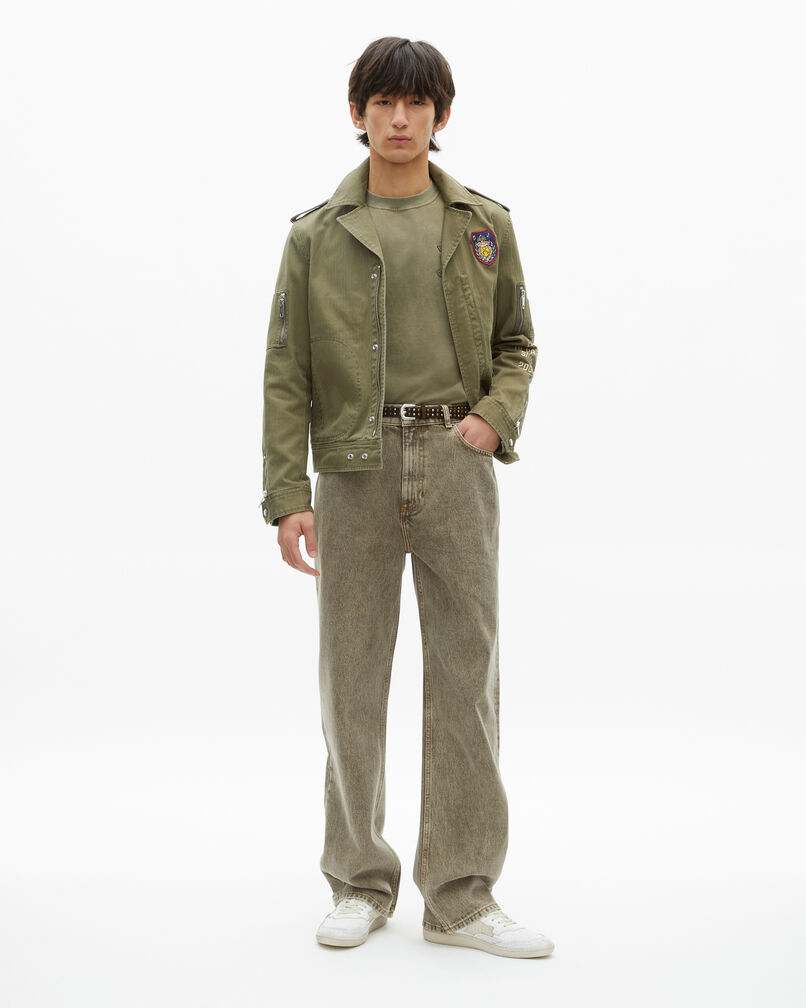 The Kooples HOMME KAKI blouson style officier kaki