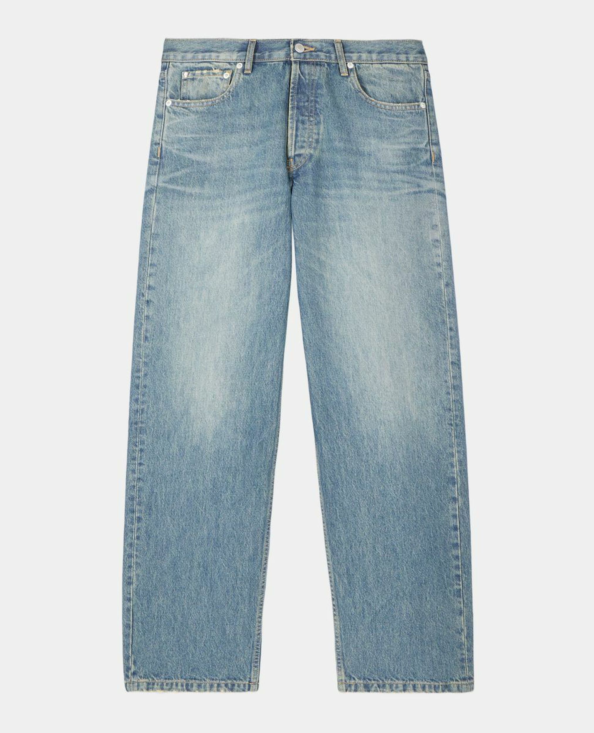 Hellblaue Jeans mit geradem Bein, USED RAPIECE, hi-res image number null