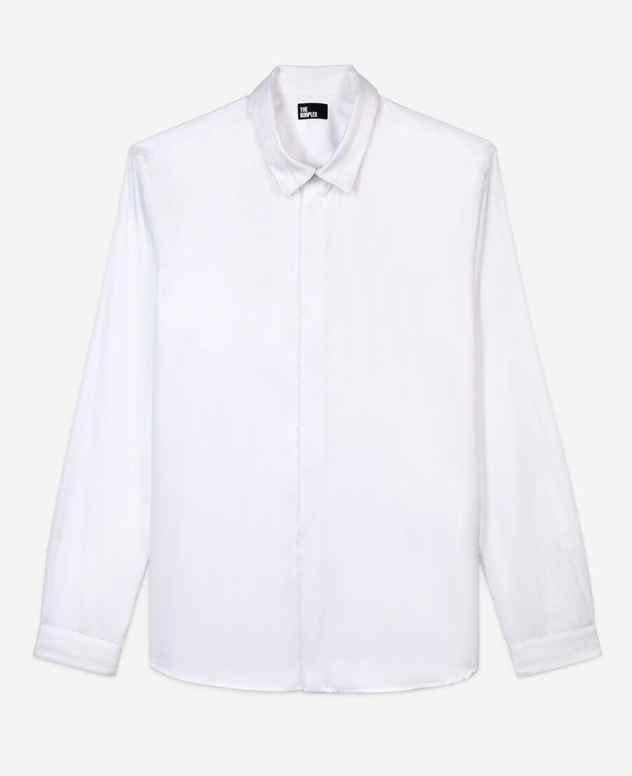 The Kooples MEN WHITE smart twill white shirt