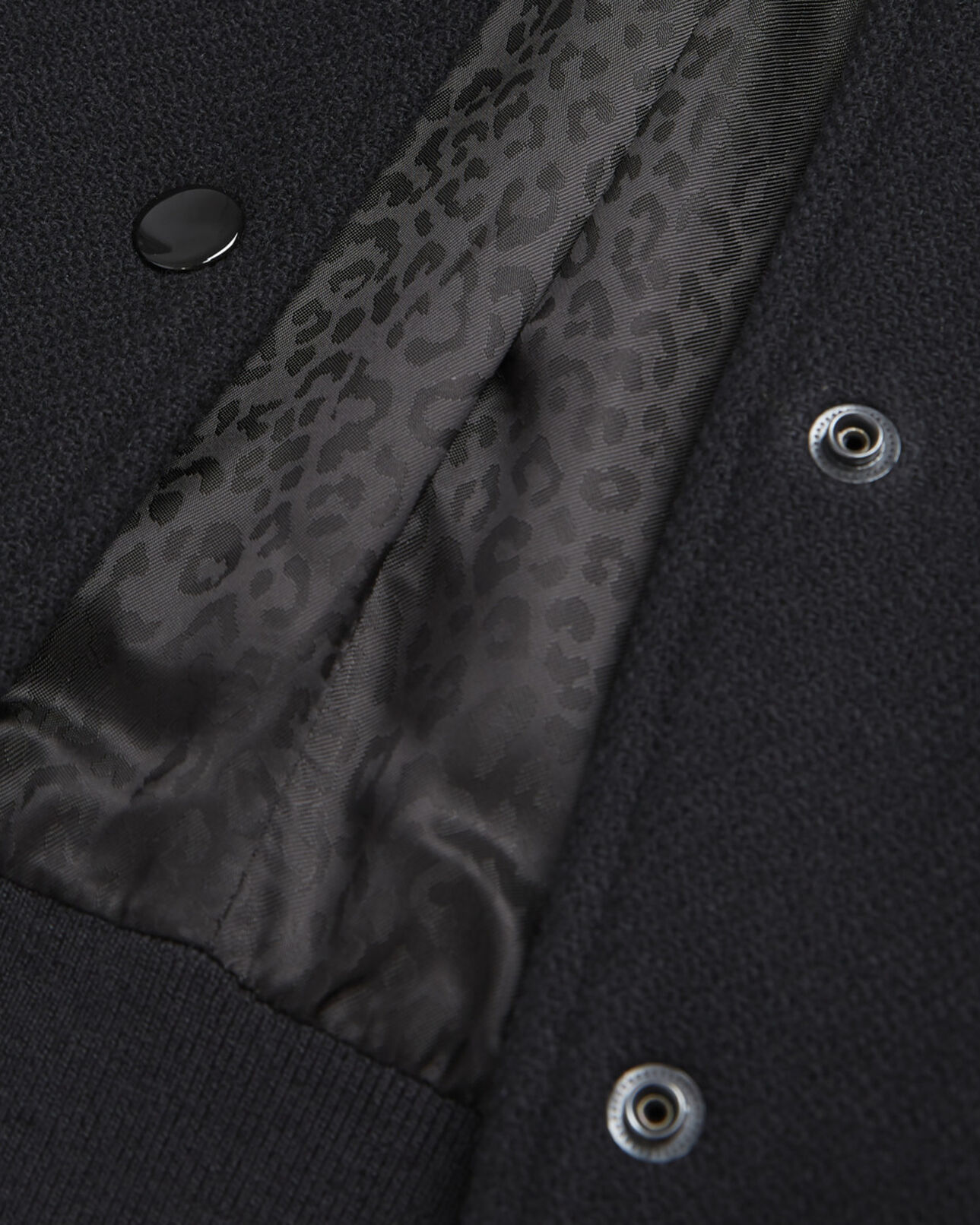 The Kooples WOMEN BLACK black wool jacket