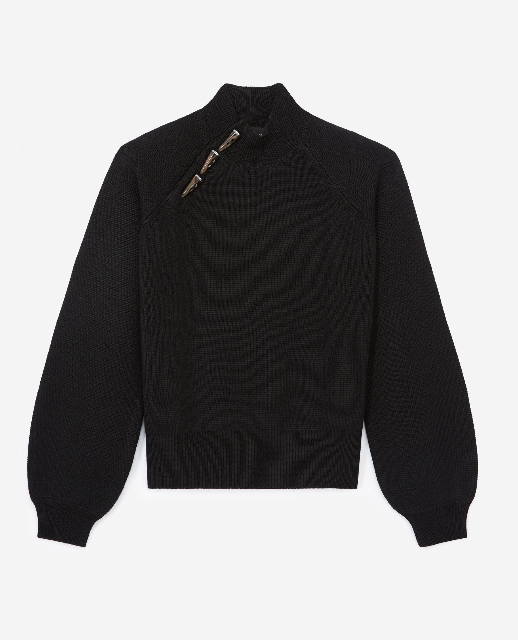 Elegant black sweater 2025