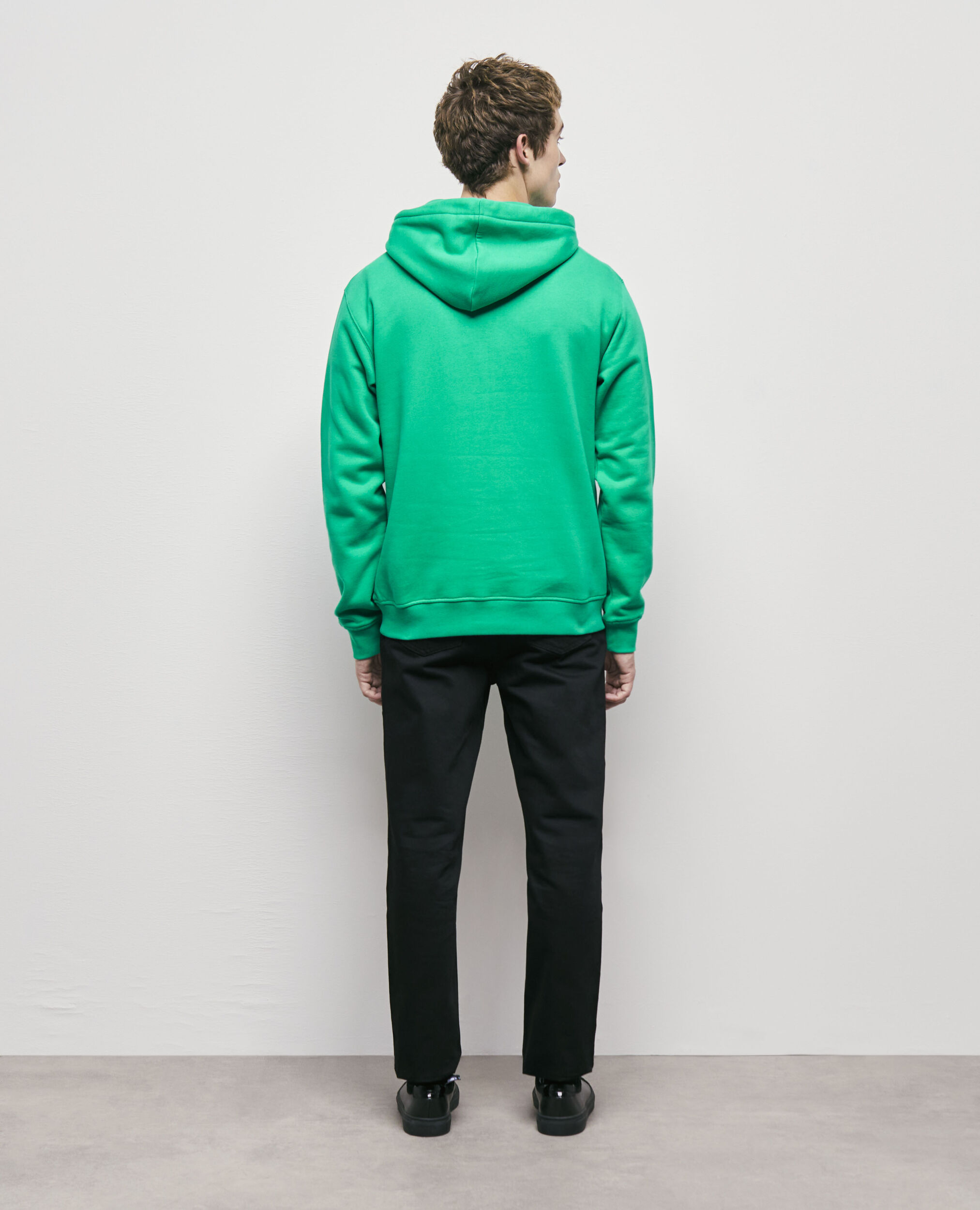 Sweatshirt à logo vert, GREEN, hi-res image number null