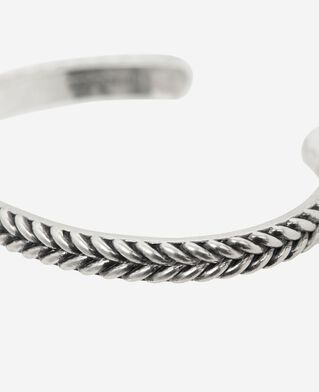 The Kooples HOMME SILVER bracelet jonc argenté
