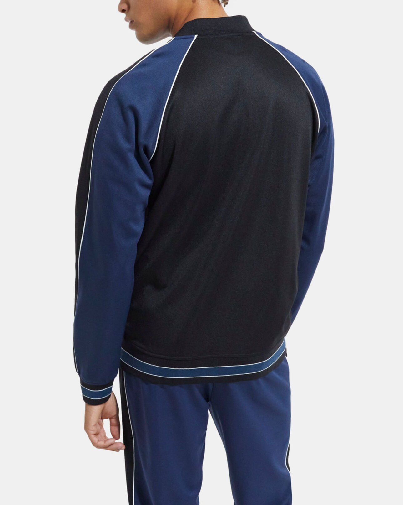The Kooples MEN NAVY navy blue zipped sweatshirt