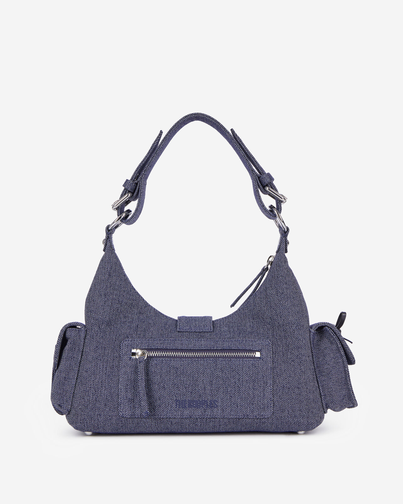 The Kooples FEMME USED RAPIECE sac amelia en denim bleu