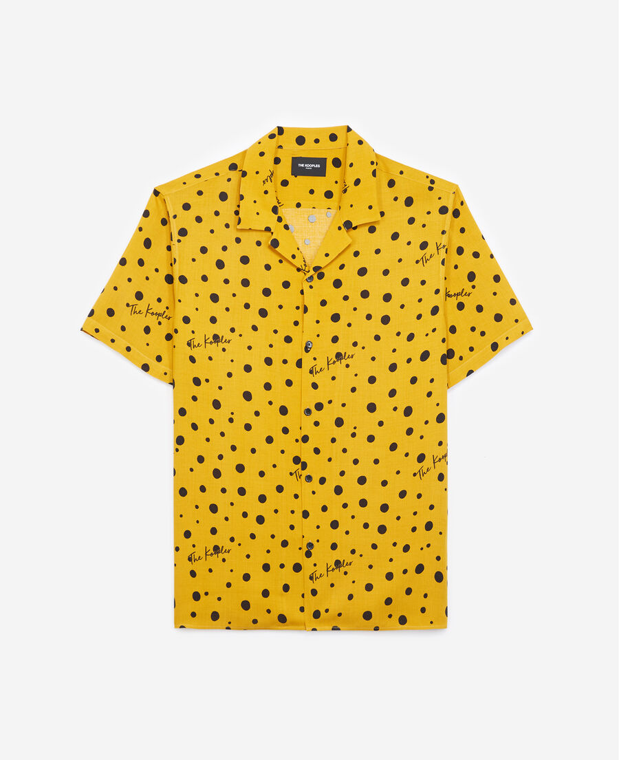 Camisa amarilla estampada | Kooples
