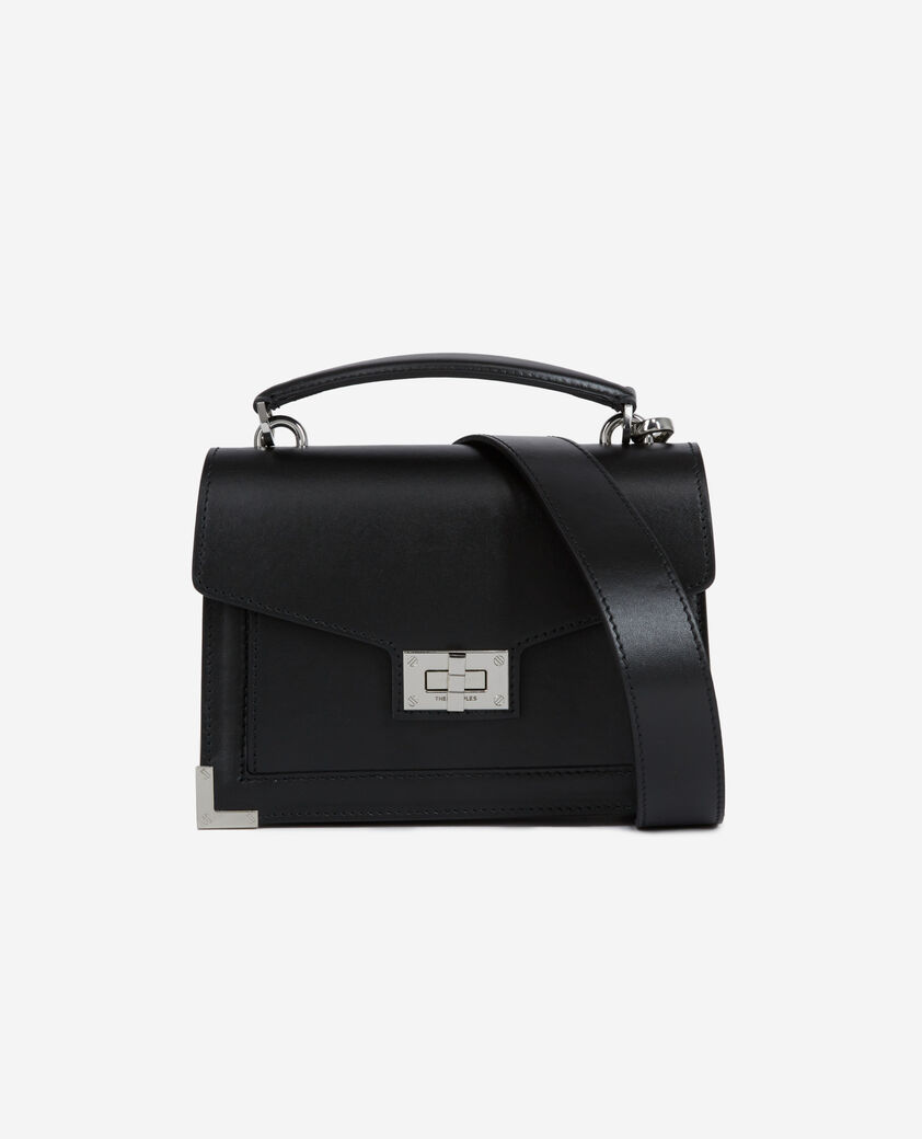The Kooples WOMEN BLACK STONE small black emily bag
