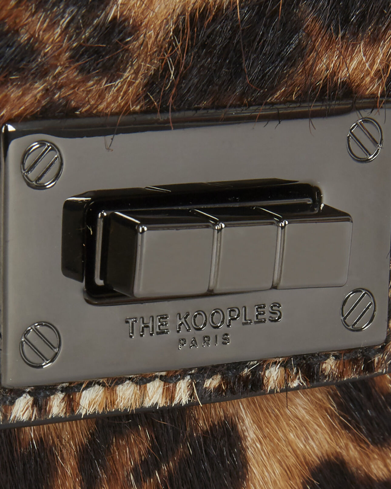 The Kooples WOMEN LEOPARD nano emily bag in leopard print leather