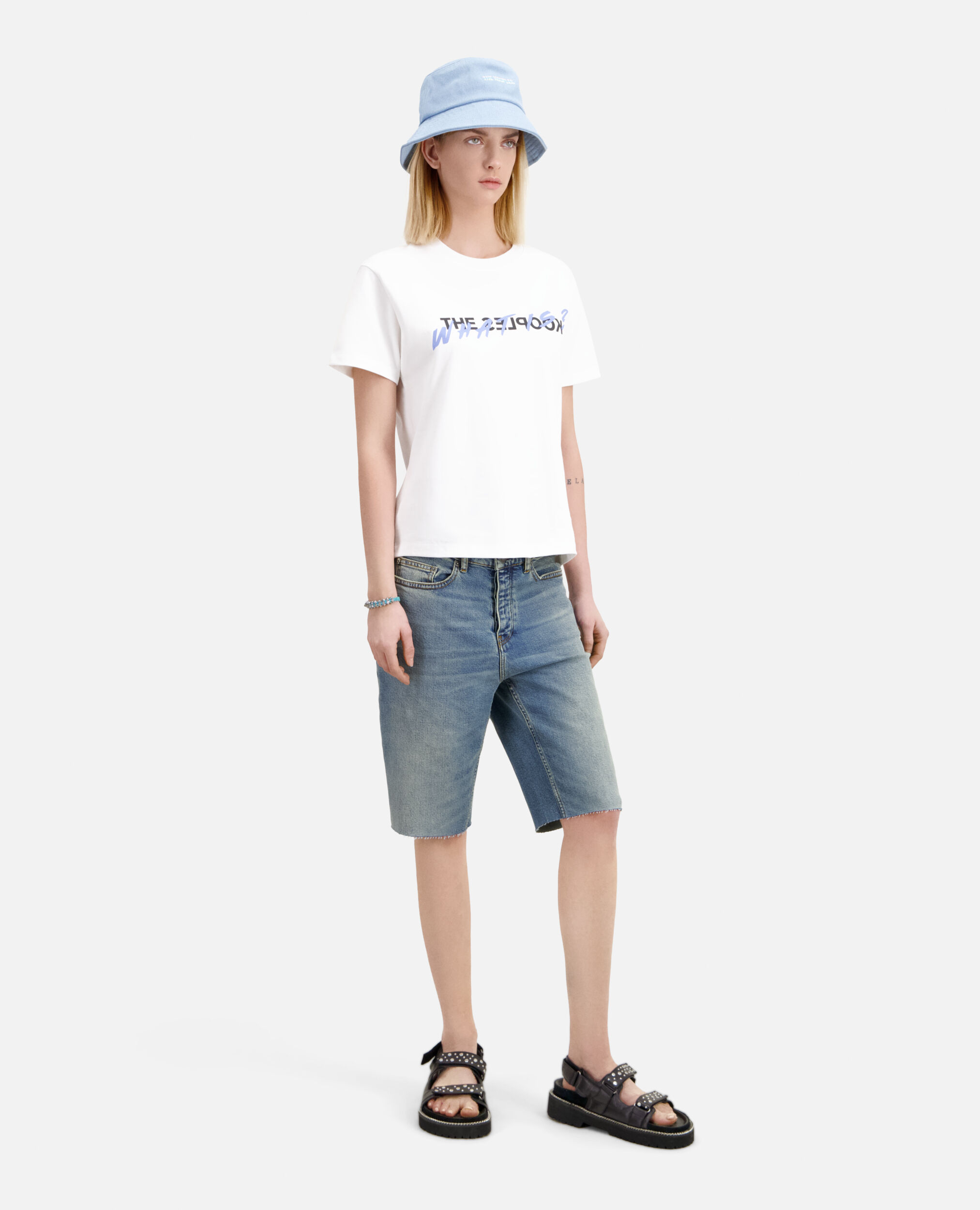 White What is t-shirt, WHITE, hi-res image number null