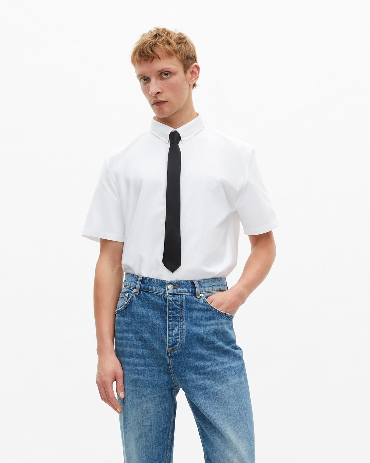 The Kooples HOMBRE BLACK corbata de seda negra