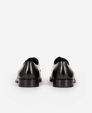 The Kooples H BLACK black leather derbies