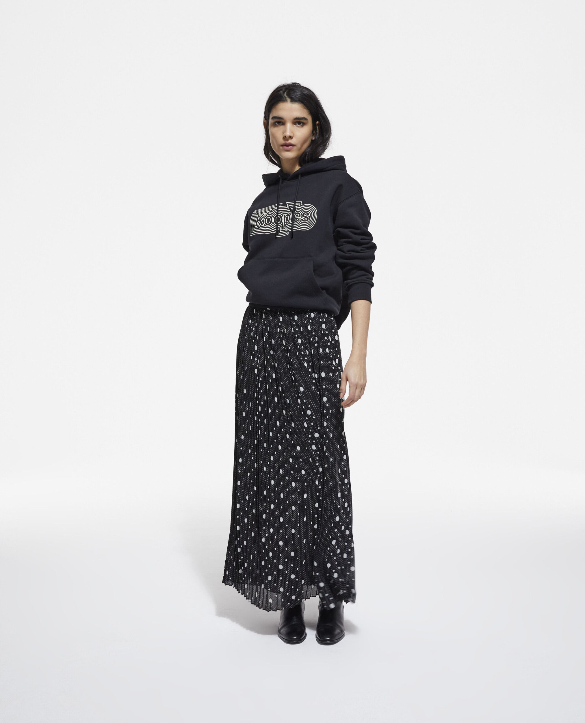 Sweatshirt schwarz, BLACK, hi-res image number null