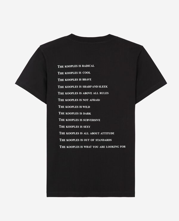 The Kooples FEMME BLACK t-shirt what is avec strass noir