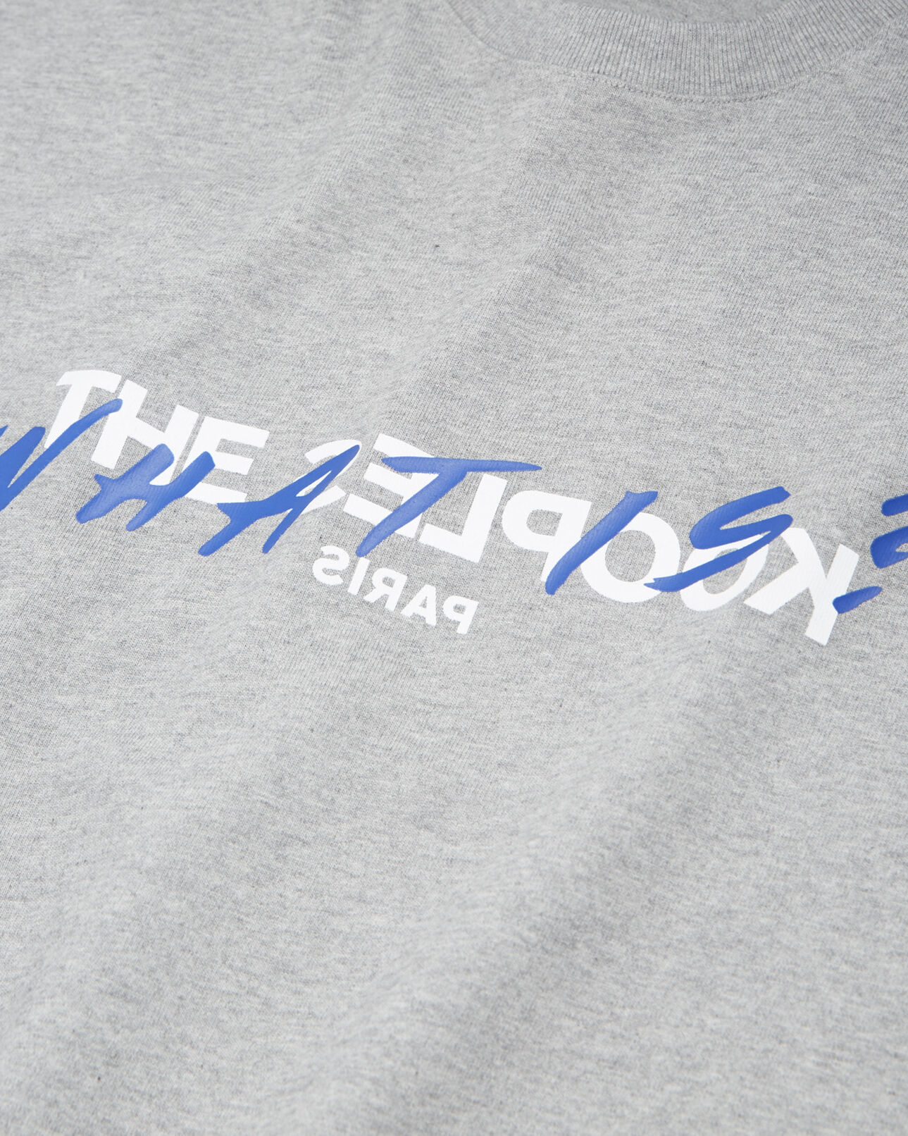 The Kooples HOMME GREY MELANGE t-shirt gris coton imprimé what is