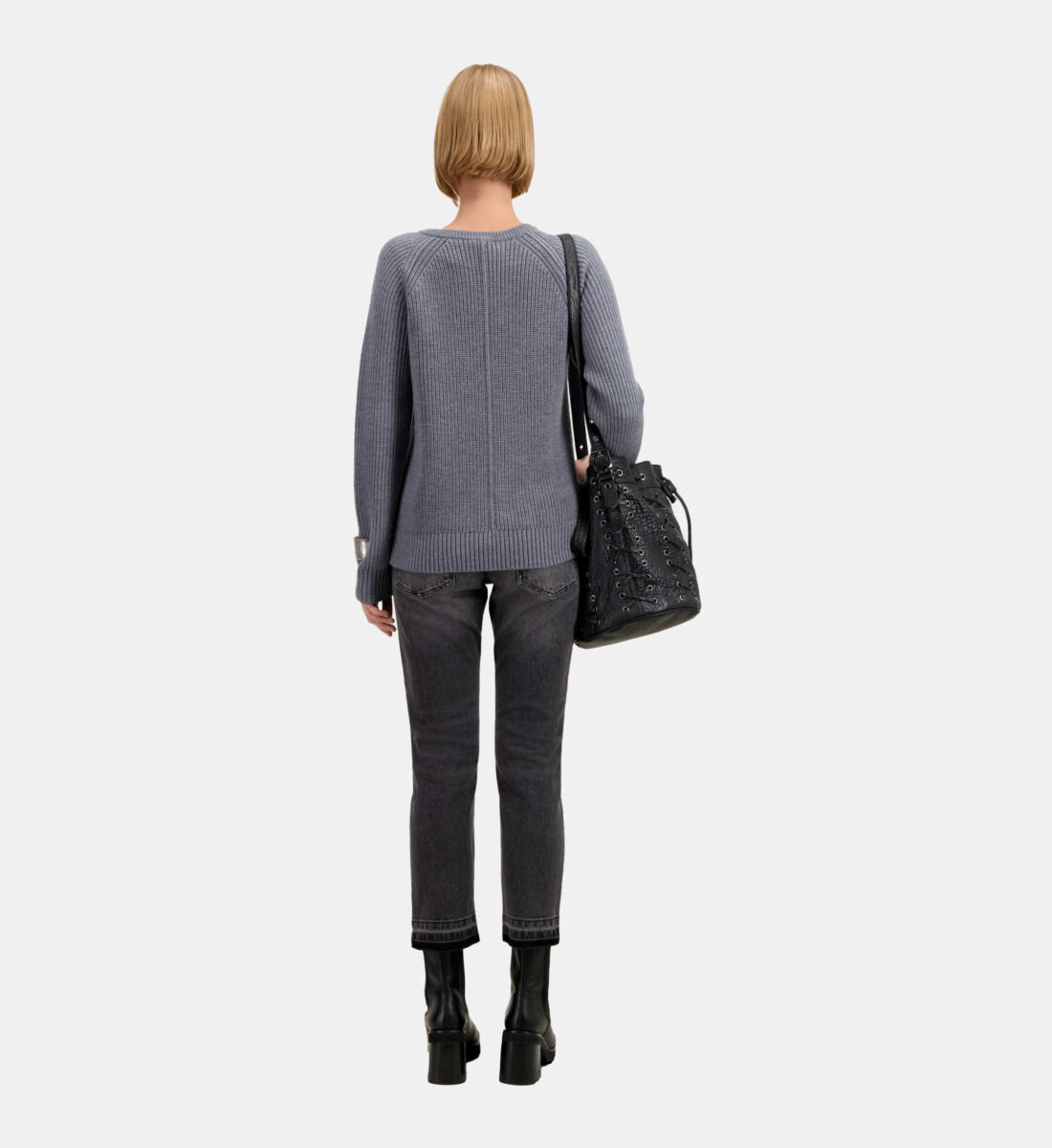 Pull gris en clearance laine