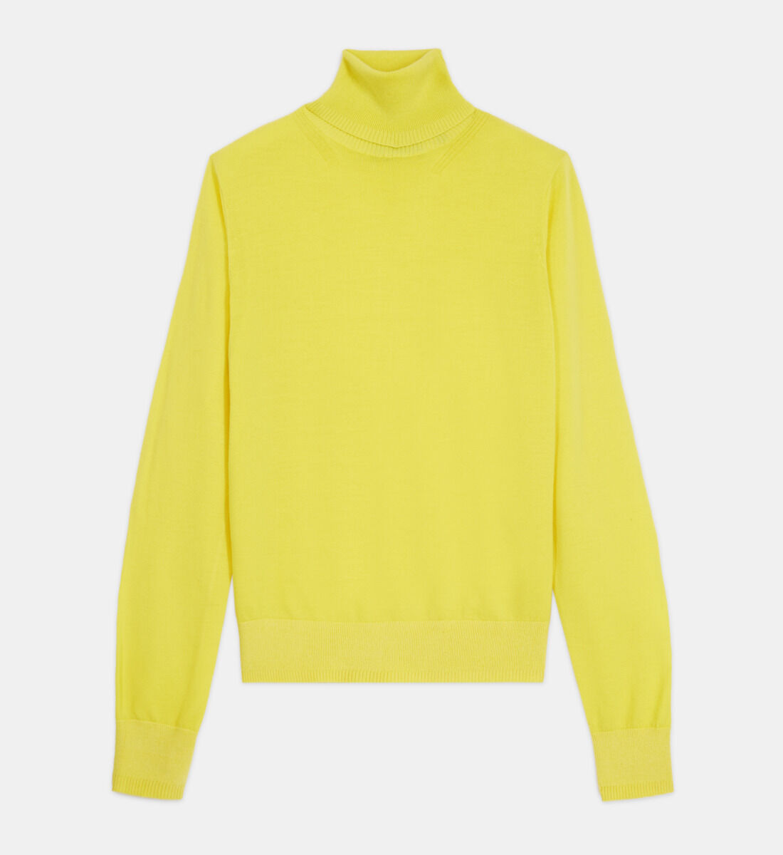 Pull en laine jaune