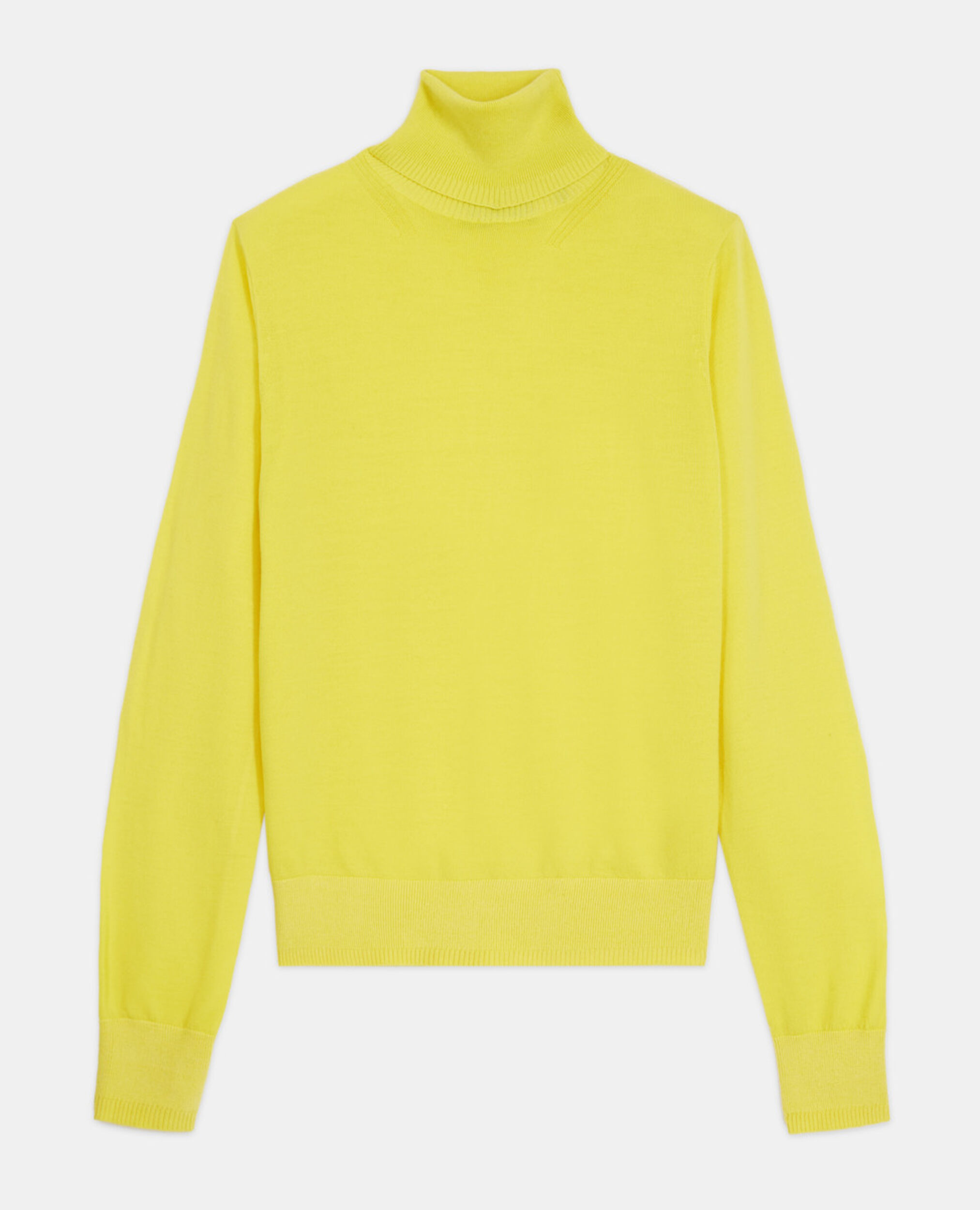 Pull en laine jaune, YELLOW, hi-res image number null