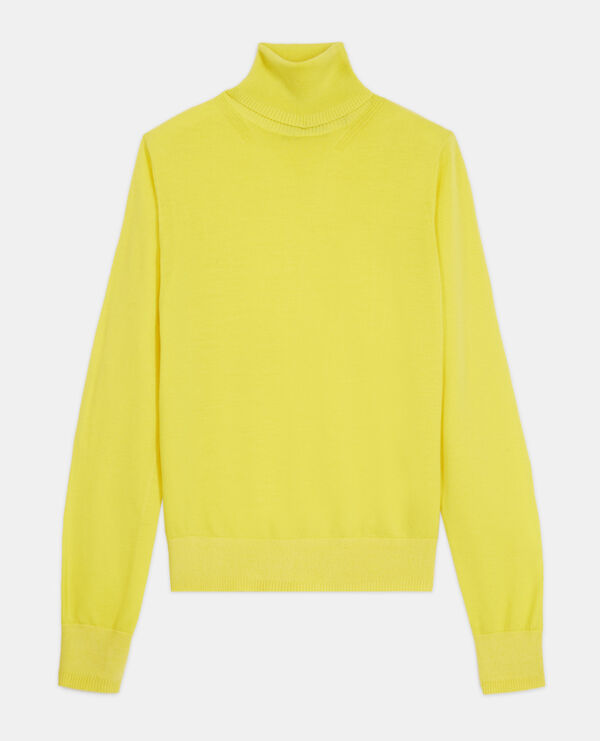Yellow wool sweater
