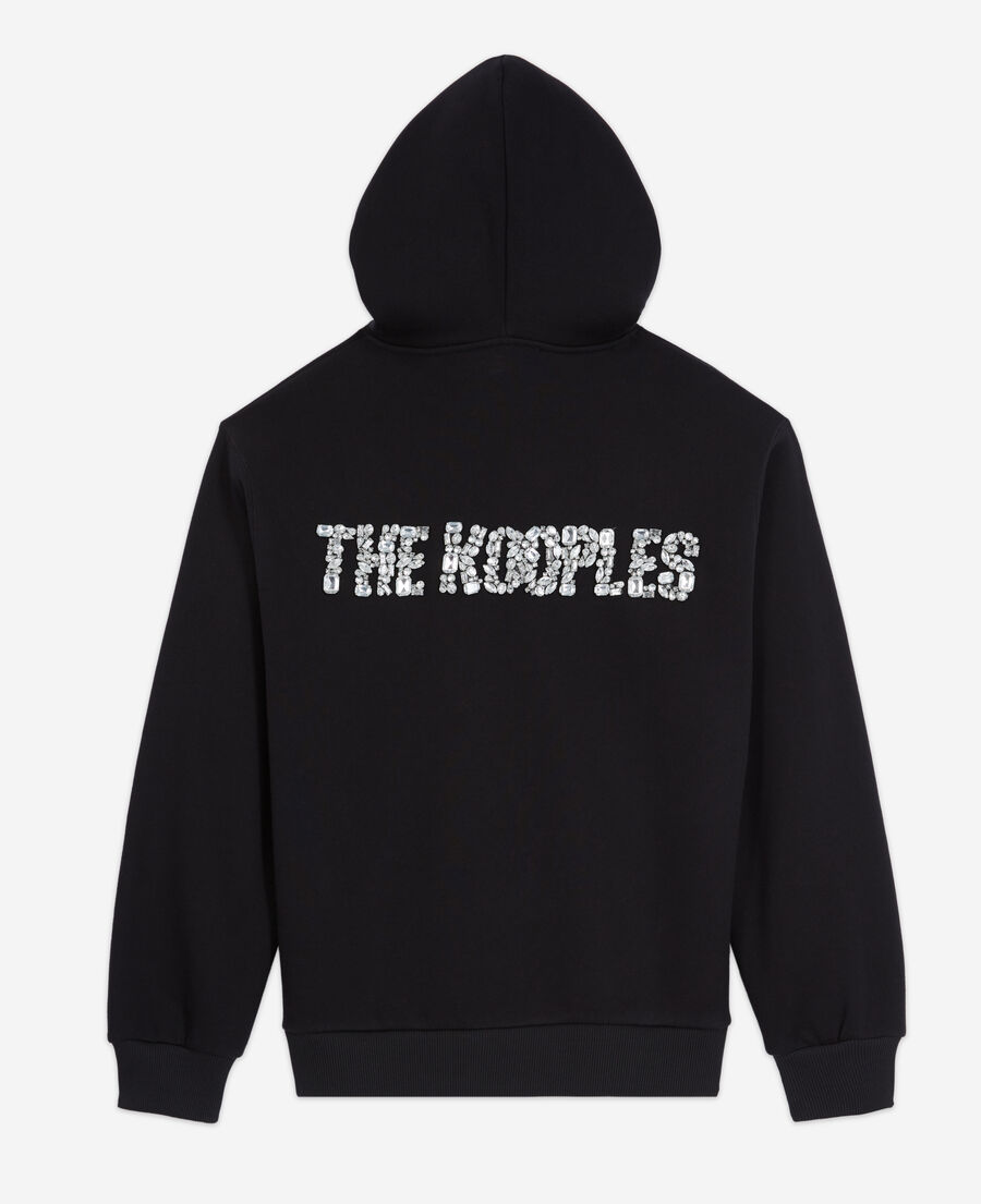 sudadera logotipo negra