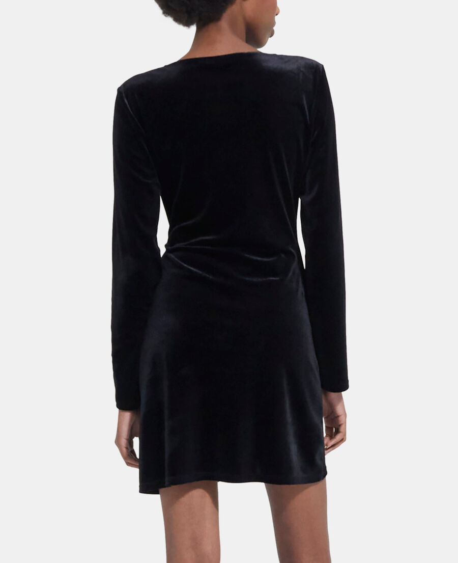 short black velvet dress