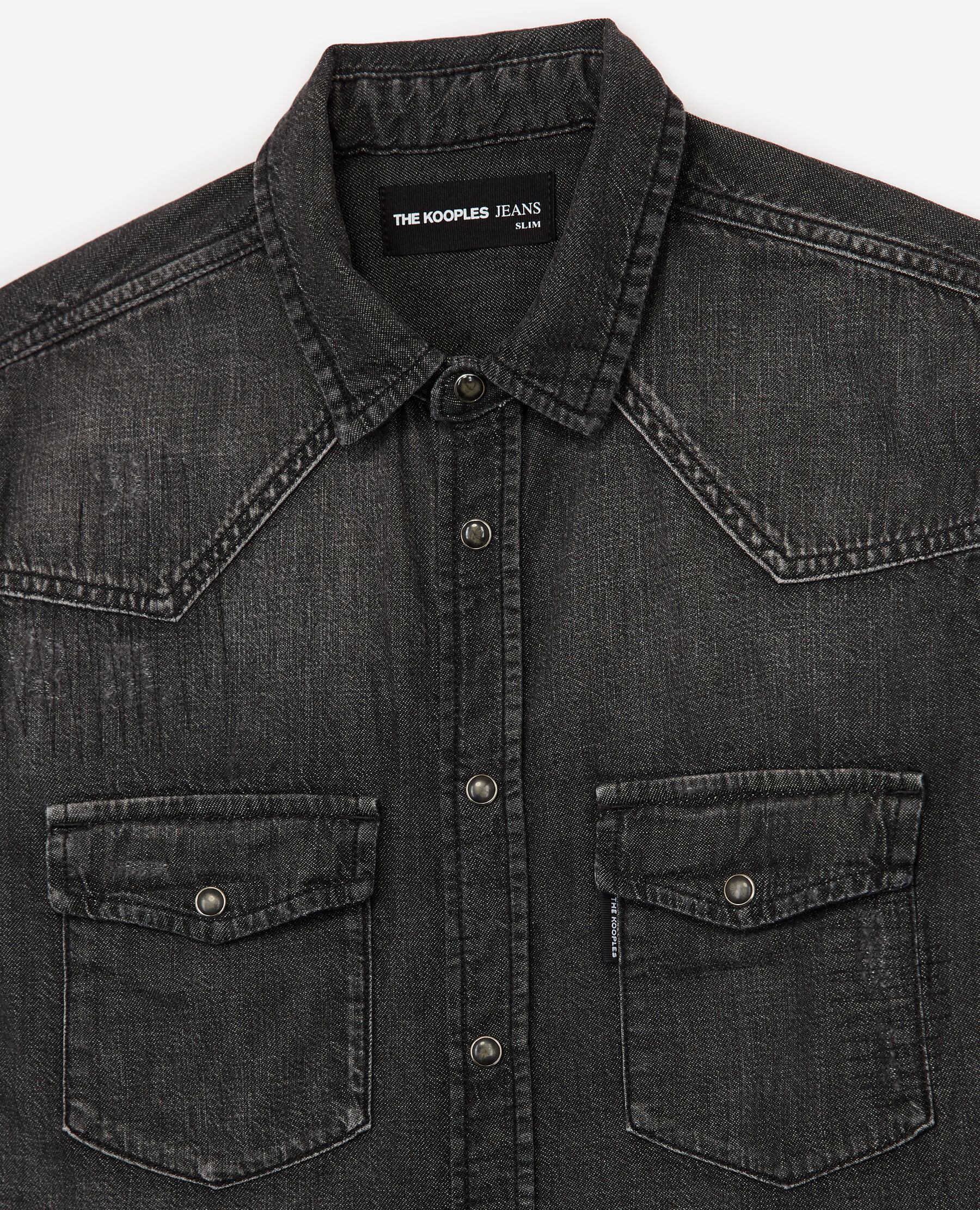 Black denim shirt The Kooples