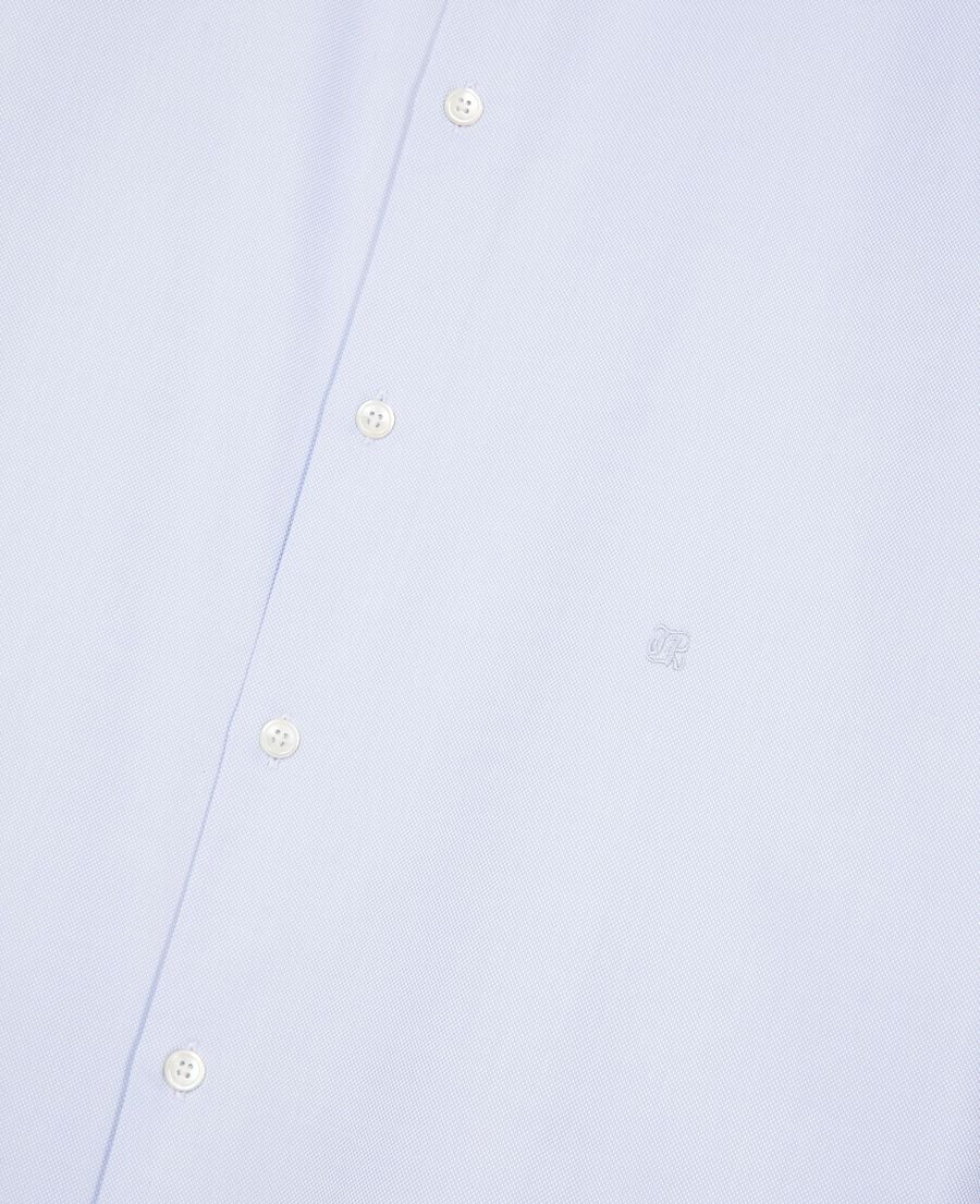 The Kooples HOMME BLUE chemise formelle col officier bleu ciel 