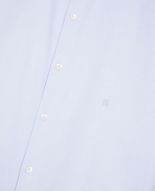 The Kooples HOMME BLUE chemise formelle col officier bleu ciel 