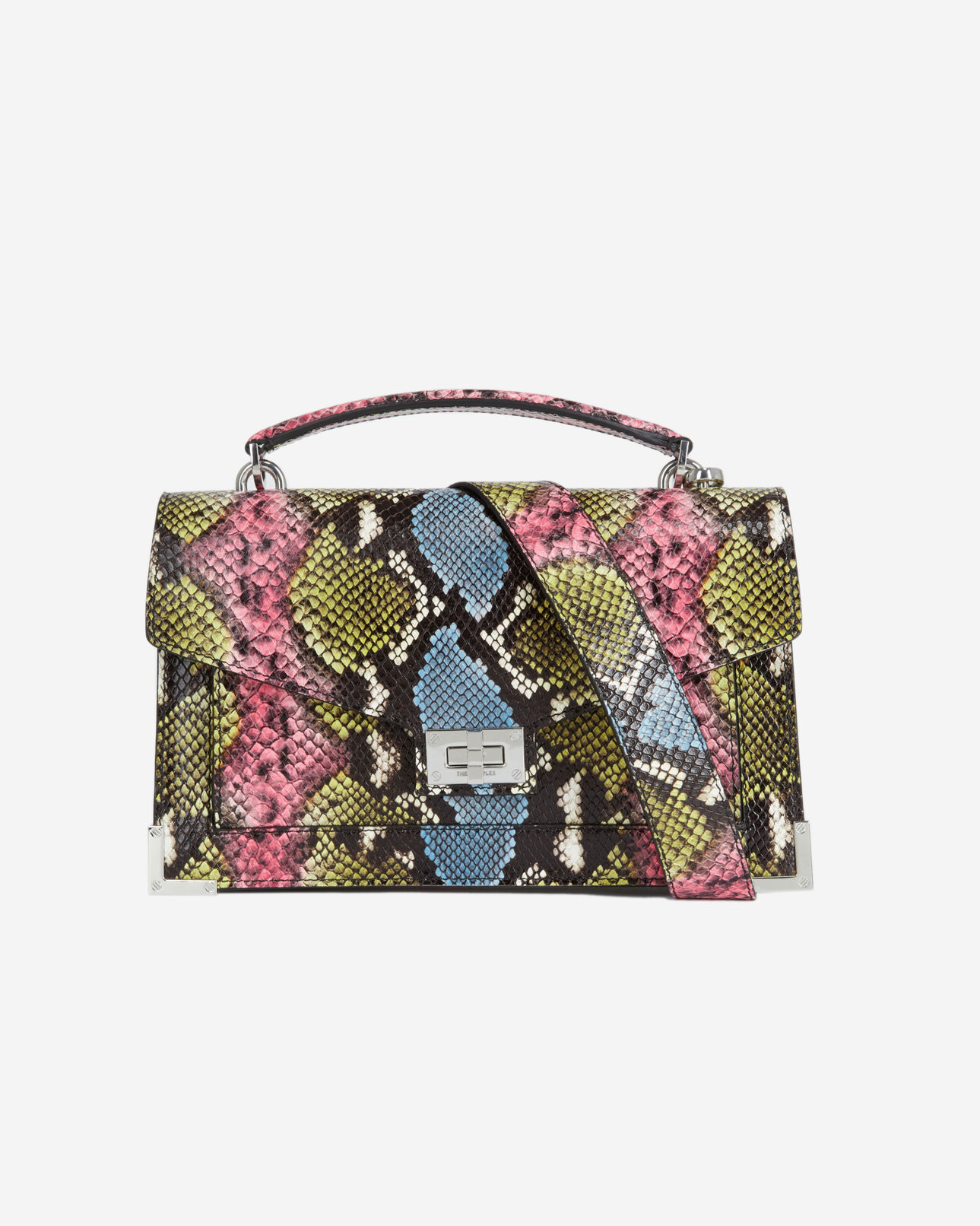 The Kooples WOMEN MULTICOLOR medium emily bag in multicolored leather