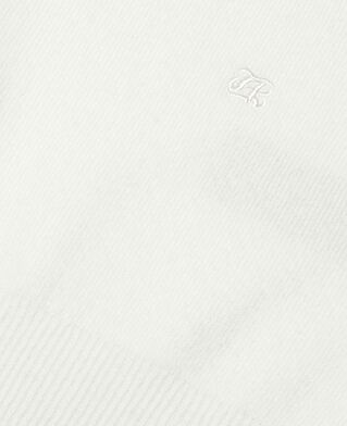 The Kooples H ECRU turtleneck sweater in ecru cashmere