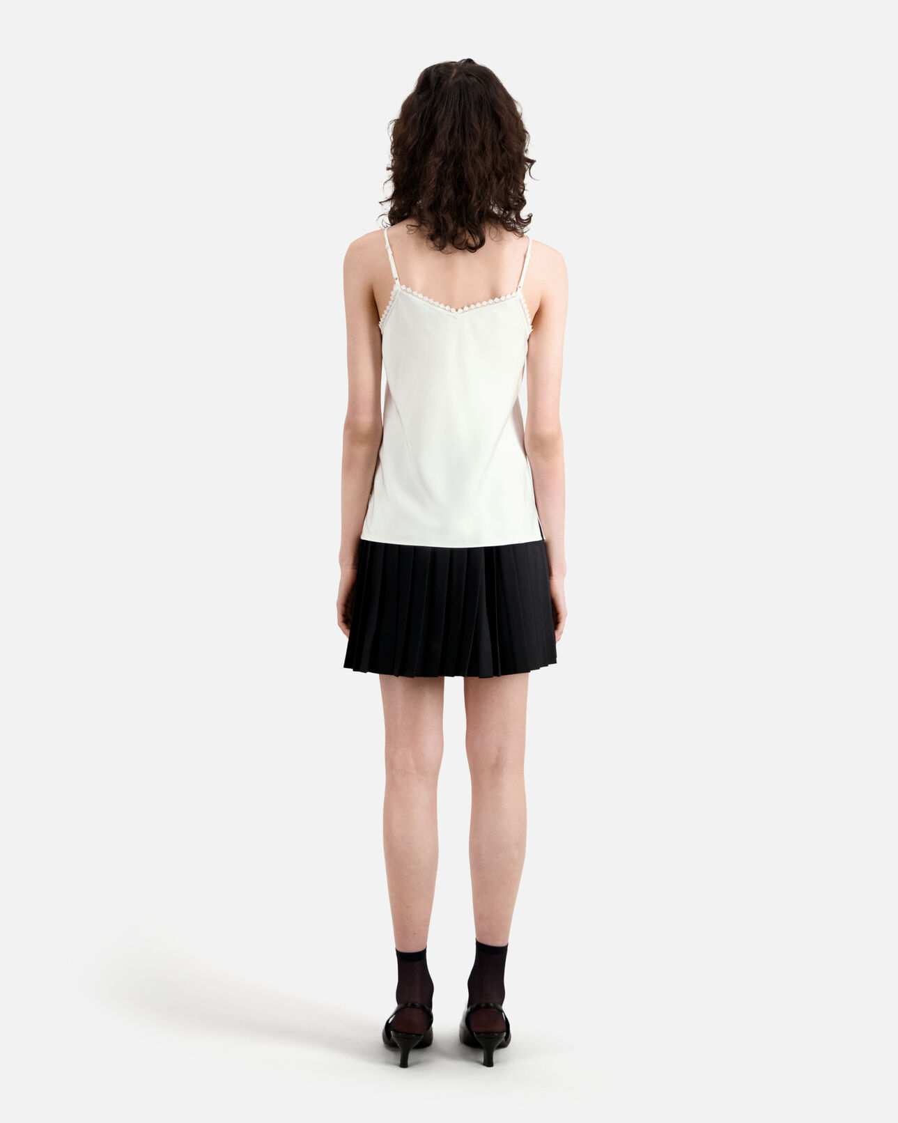 The Kooples FEMME ECRU caraco blanc