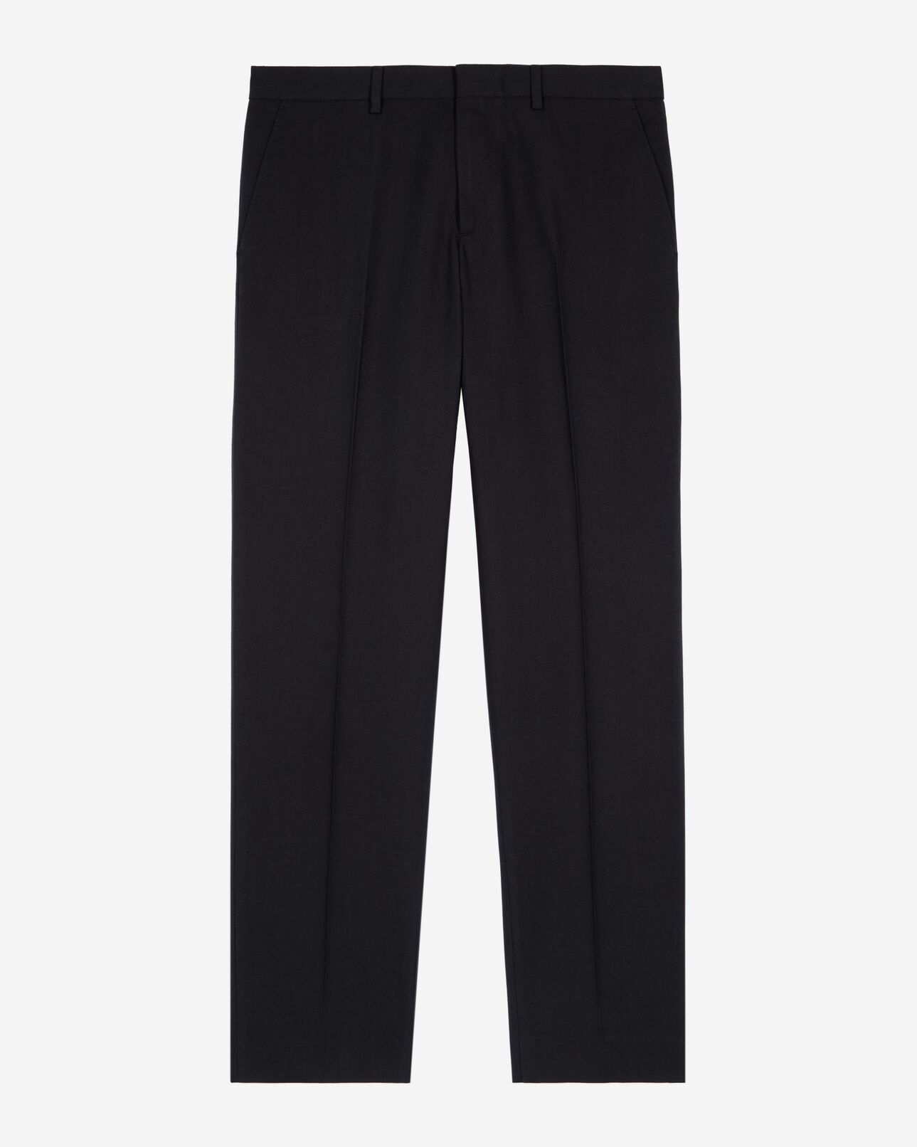 The Kooples HERREN NAVY gerade geschnittene anzughose in marineblau