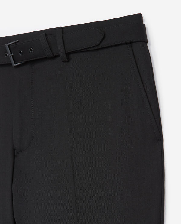 The Kooples HERREN BLACK schwarze anzughose aus wolle