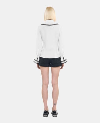 The Kooples F WHITE white silk shirt