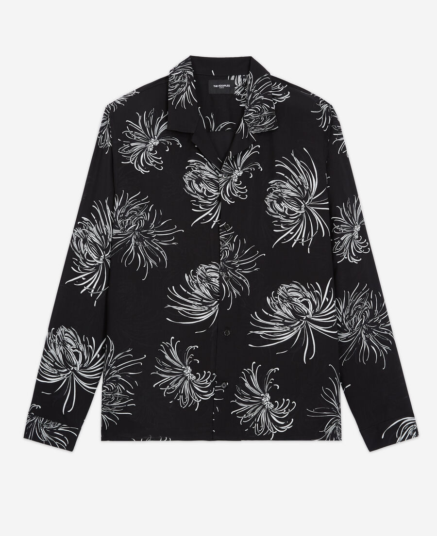 The Kooples HOMME BLACK WHITE chemise imprimée
