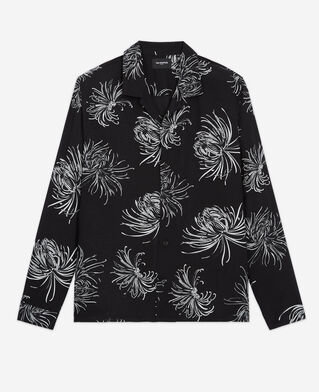 The Kooples HOMME BLACK WHITE chemise imprimée