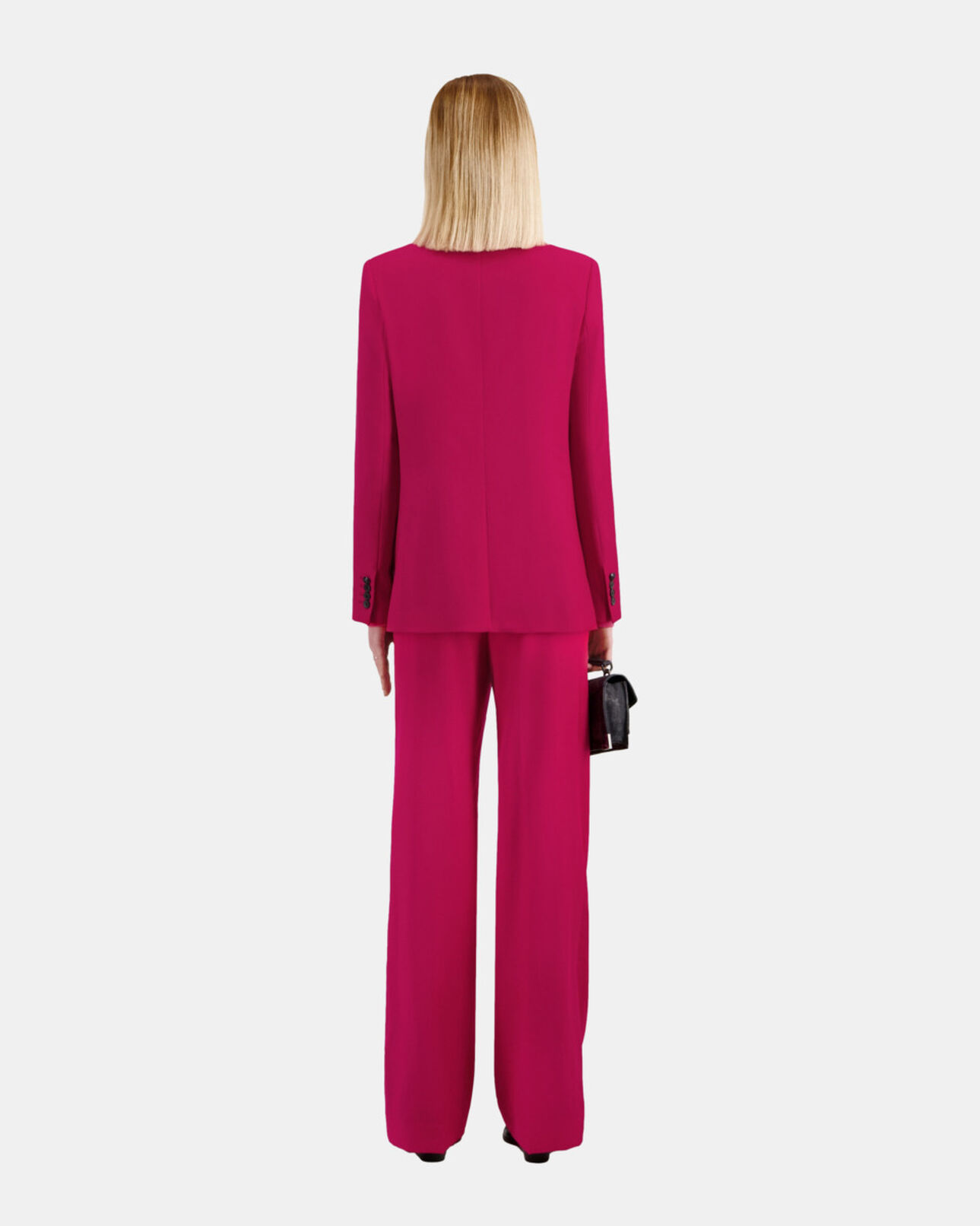 The Kooples FEMME CHERRY veste tailleur en laine rouge