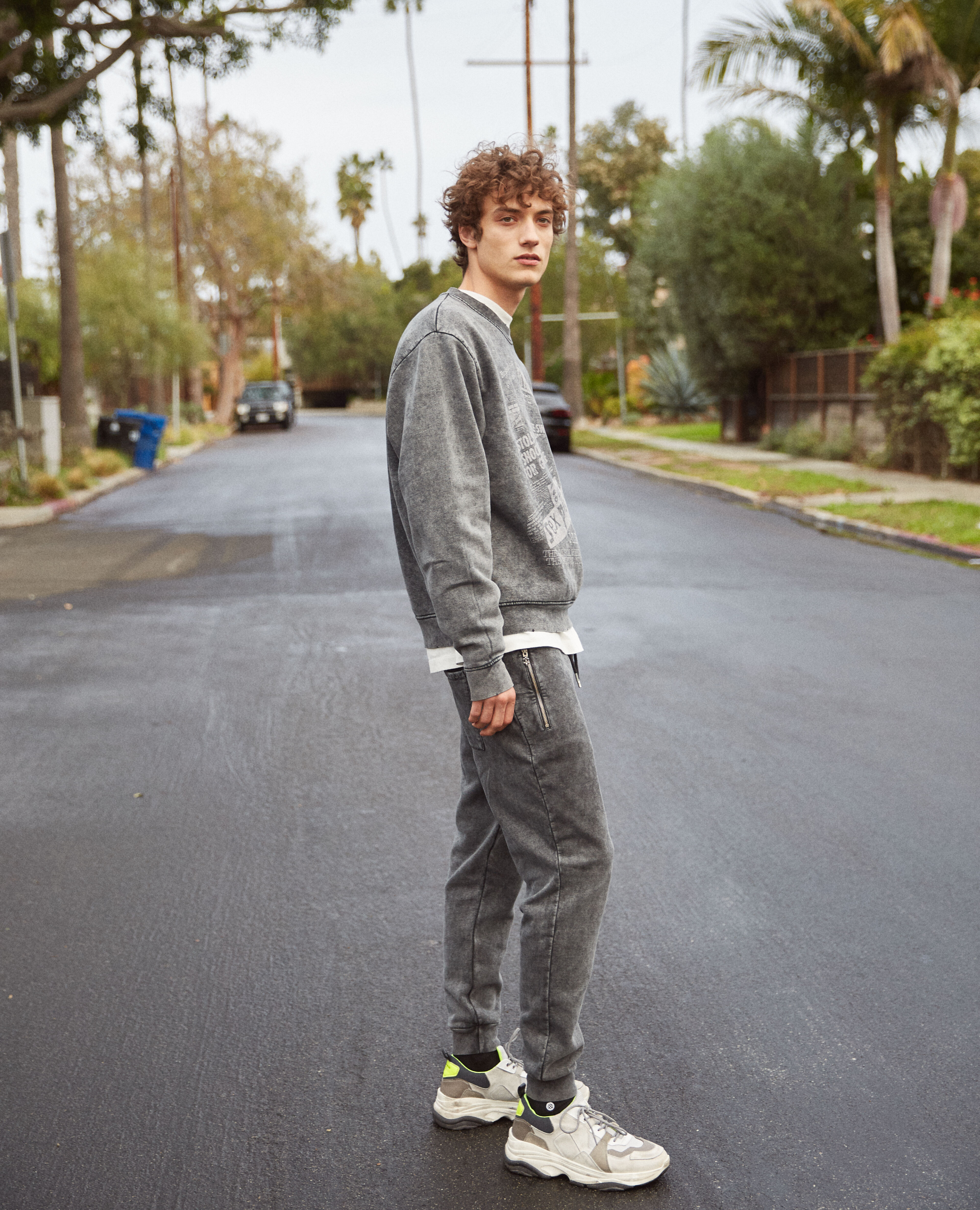 Thick fleece joggers shop