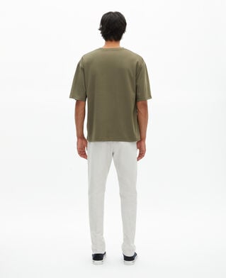 The Kooples HOMME KAKI t-shirt large uni kaki