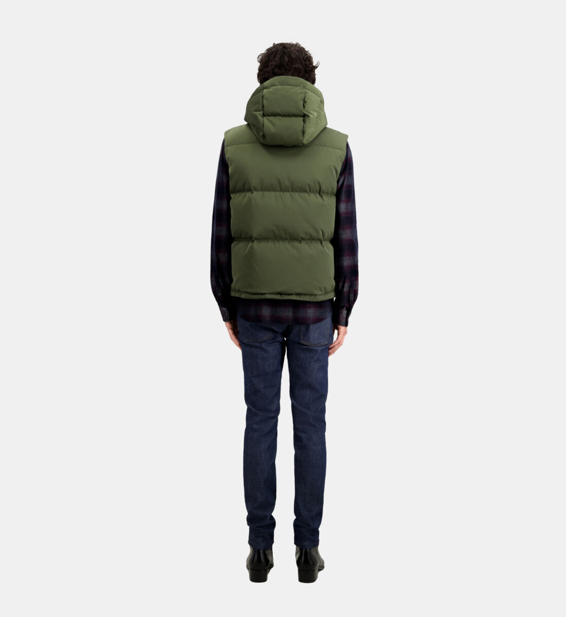 Sleeveless best sale hooded jacket