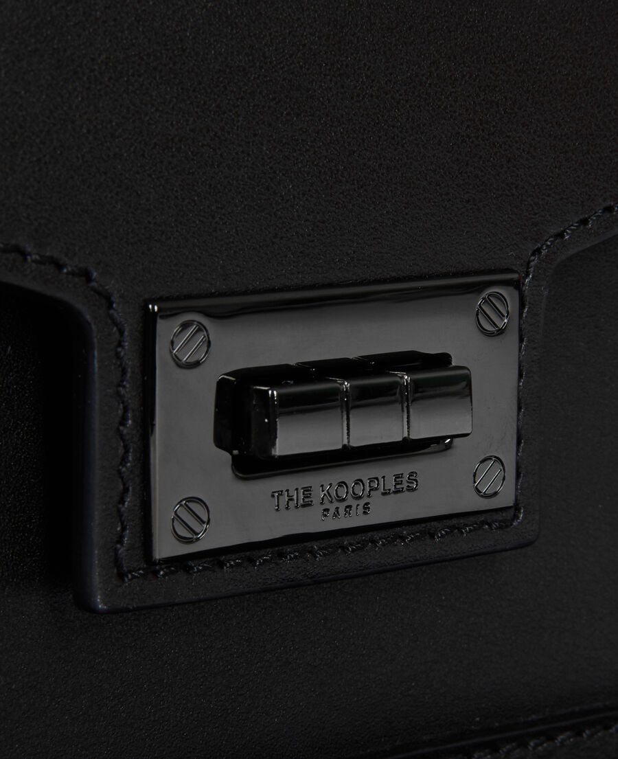 small emily bag in black leather