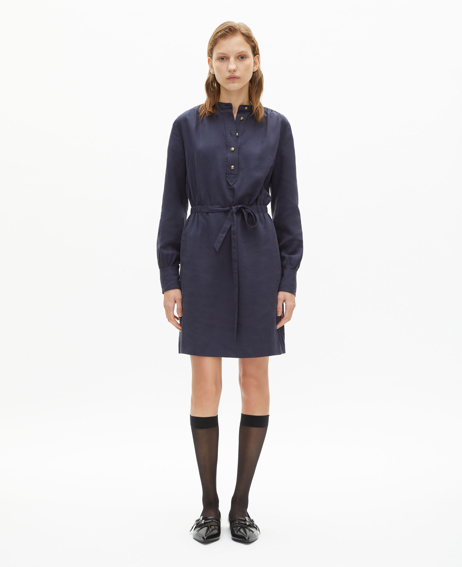 The Kooples DAMEN NAVY kurzes, marineblaues kleid