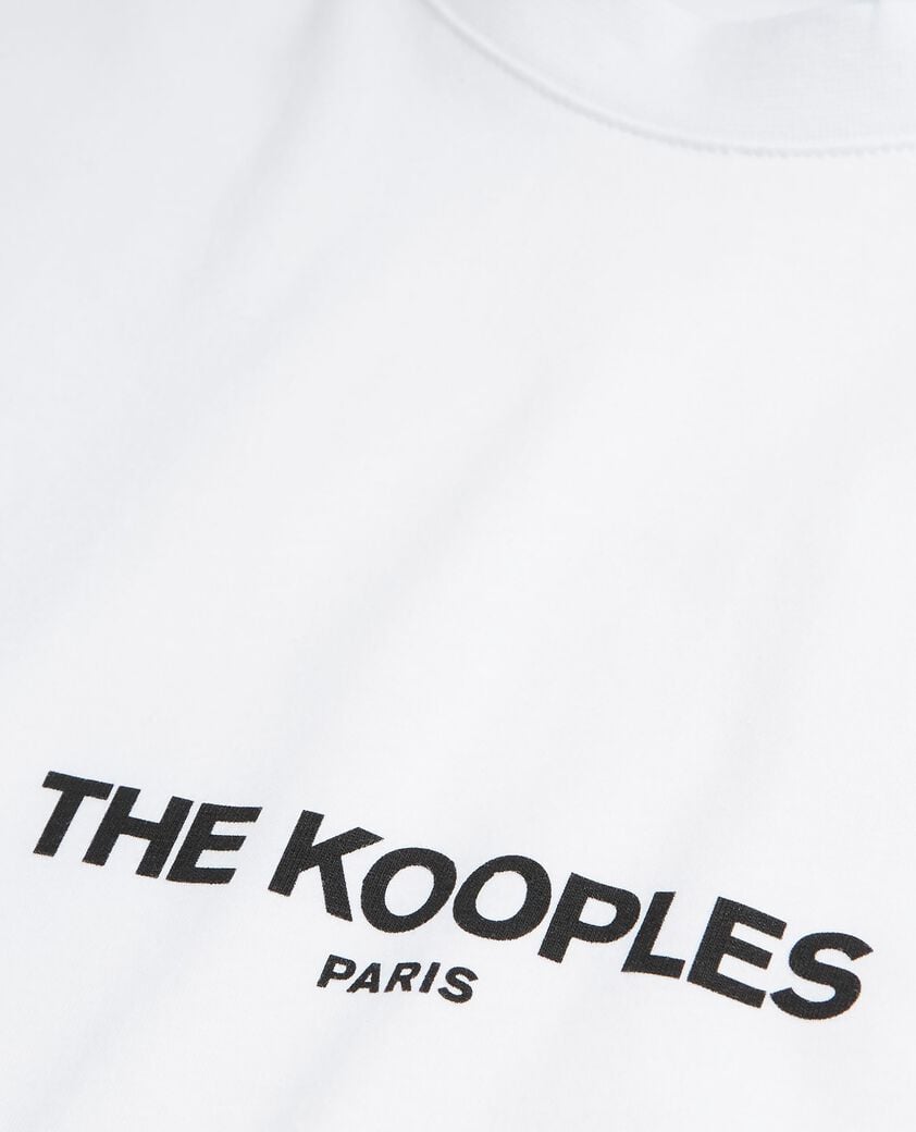 The Kooples MEN WHITE white logo t-shirt
