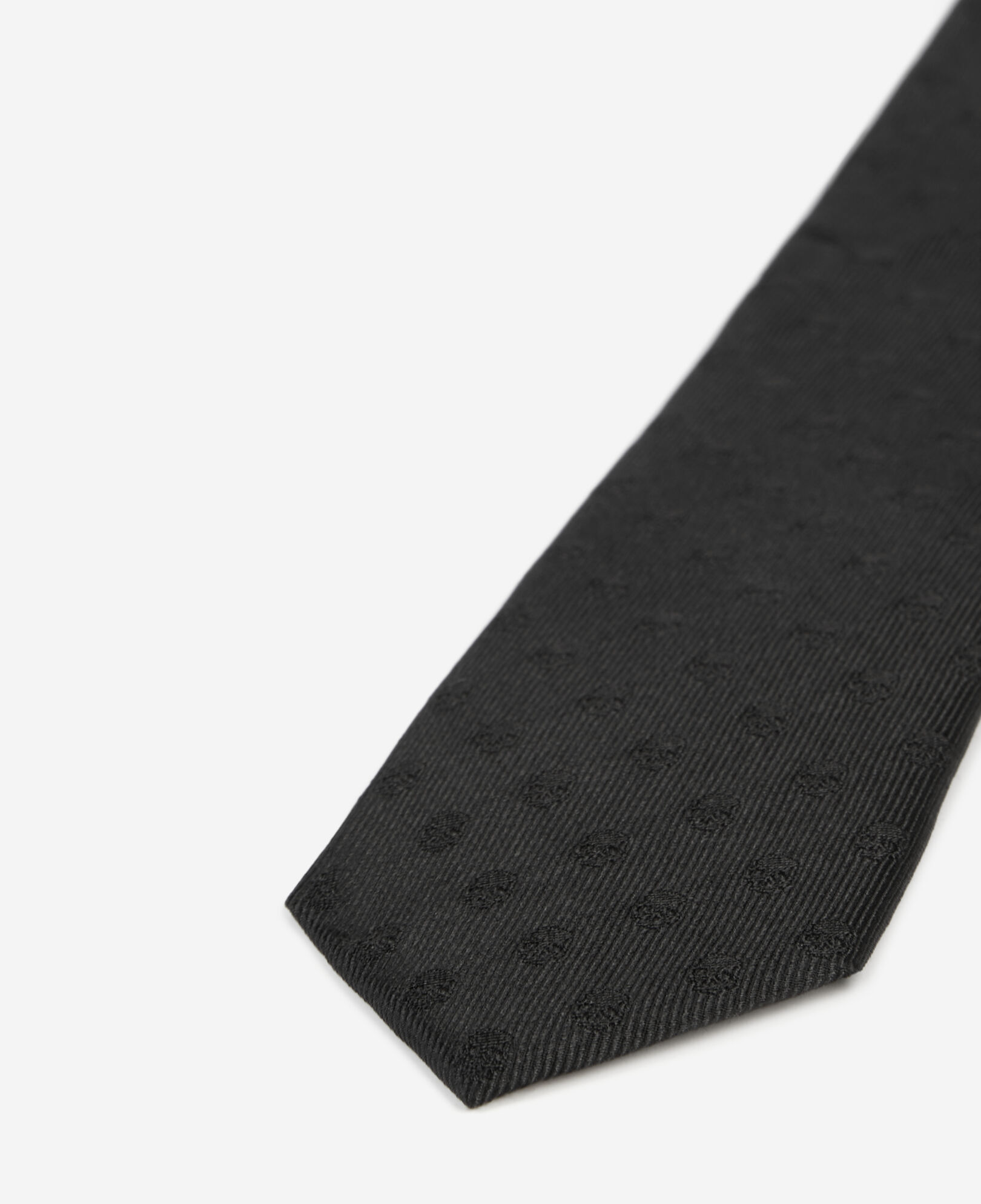The Kooples HOMME BLACK cravate noire en soie