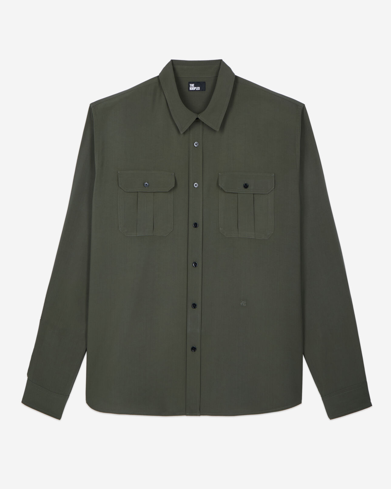 The Kooples MEN KAKI khaki shirt