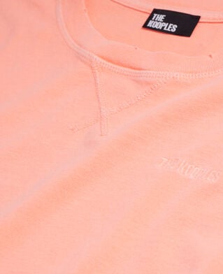 The Kooples DAMEN ORANGE FLUO oranges t-shirt damen mit logo